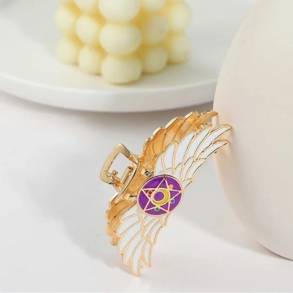 $22 or 3 For $35 Sailor Moon Cosmic Star Hair Clip In Gold Tone